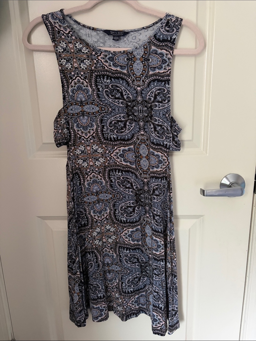American Eagle Outfitters Paisley Sleeveless Maxi Dress - Blue & Black